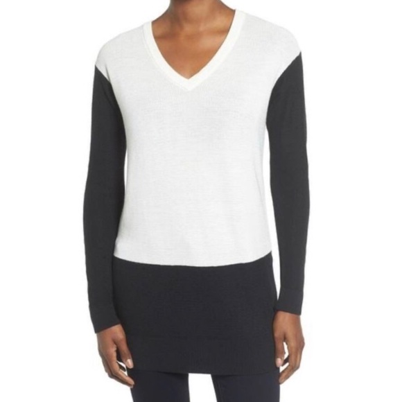 Vince Camuto Color Block Sweatet - Picture 1 of 6
